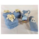 Blue Porcelain Items