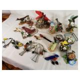 Bird Figurines & Stained Glass