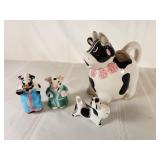 Cow S&P and Pitcher/Teapot
