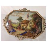 Religious Bubble Glass Wall Hanging