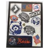 White Sox & Bears Patches