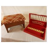 Footstool & Silverware Case