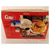 28 Pc. Coca Cola Dish Set - NIB