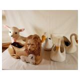 (5) Animal Planters