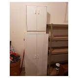 (2) Melamine Cabinets