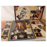 (4) Framed Music Memorabilia Pieces