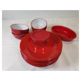 Red Dishes