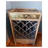 Wicker Wine Rack