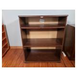 Brown bookshelf