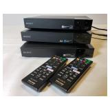 (3) Sony Blu-Ray Disc Players