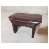 Wooden Primitive Foot Stool