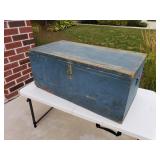 Vintage Blue Trunk