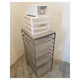 Metal Organizer w/ Sliding Drawers