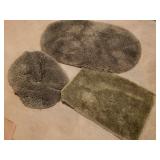 (3) Bathroom Floor Mats