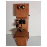 Stromberg-Carlson Oak Wall Telephone