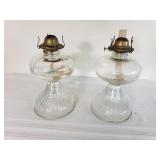 Pair of Oil Lamps