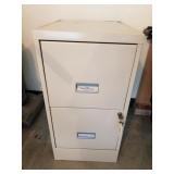 2-Drawer Letter Sized Filing Cabinet