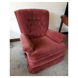 Vintage Maroon Recliner