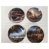 (4) Terry Redlin Plates