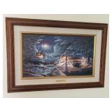 Terry Redlin "Evening Frost" Canvas Lithograph