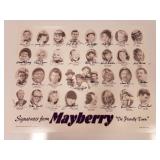 "Signatures from Mayberry" Print