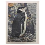 Robert Bateman - "Chinstrap Penguin" - Ltd Edition