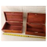 (2) Cedar Boxes - Turk Furniture