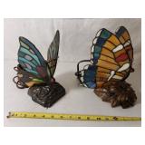 (2) Butterfly Lamps