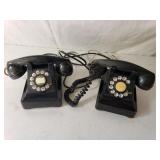 (2) Rotary Phones