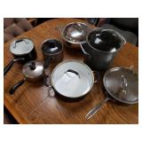 14-Pc Cookware - various pots