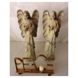 (2) Angels & Peace Decor