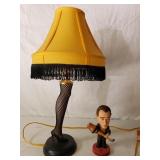 A Christmas Story Leg Lamp & Bobblehead