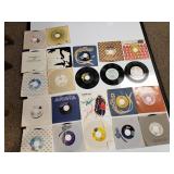 (22) 80s & 90s 45 RPM Records