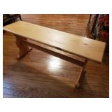 Wood Bench