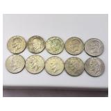 (10) Eisenhower Dollars