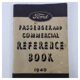 1940 Ford Pass/Comm Ref Book - 64 pgs