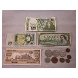 Vintage Foreign Currency & Coins