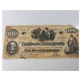 1862 $100 Confederate Facsimile Note