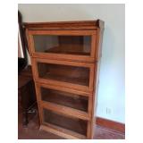 4-Section Oak Barrister Bookcase