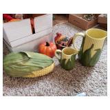 Shawnee Corn Pottery & Fall Decor