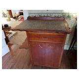 Vintage Butcher Block Cabinet