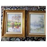 Robert Lui signed Hand Embellished Giclee