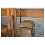 Plywood, Metal, Chairs & Tote