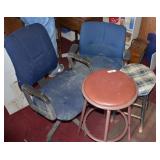 2 Stools & 2 Desk Chairs