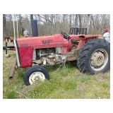 Massey Furgeson 265 Diesel Tractor And 5 Foot