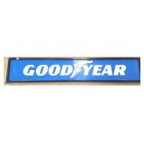 Goodyear metal sign 12" x 66"