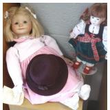 2 dolls- Inge Enderle & Belleek "Colleen"