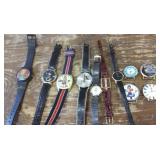 11 novelty & fashion watches- Mickey Mouse,