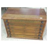 6-drawer advertising Geneva wood parts cabinet
