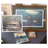 Framed signed Jon Q. Wright & numbered a.p.,